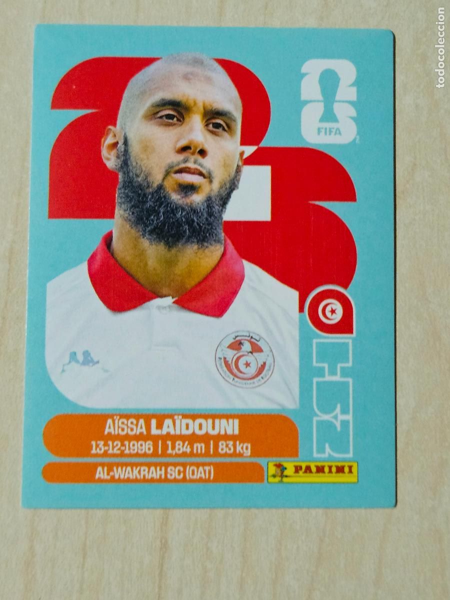Cromos de f&uacute;tbol: CROMO TUN10 TUN 10 LAIDOUNI TUNEZ - MUNDIAL FIFA WORLD CUP 2026 STICKER PANINI SIN PEGAR