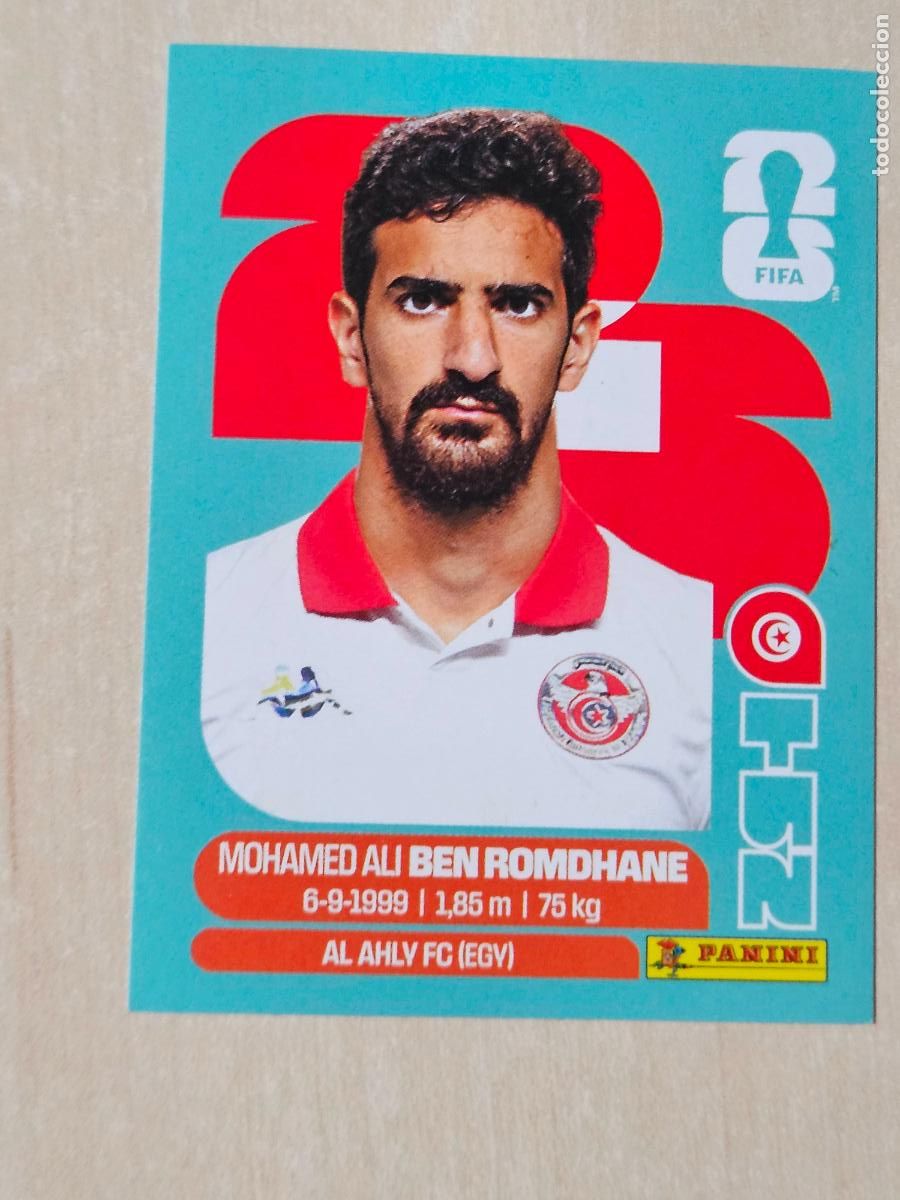 Cromos de f&uacute;tbol: CROMO TUN12 TUN 12 BEN ROMDHANE TUNEZ - MUNDIAL FIFA WORLD CUP 2026 STICKER PANINI SIN PEGAR