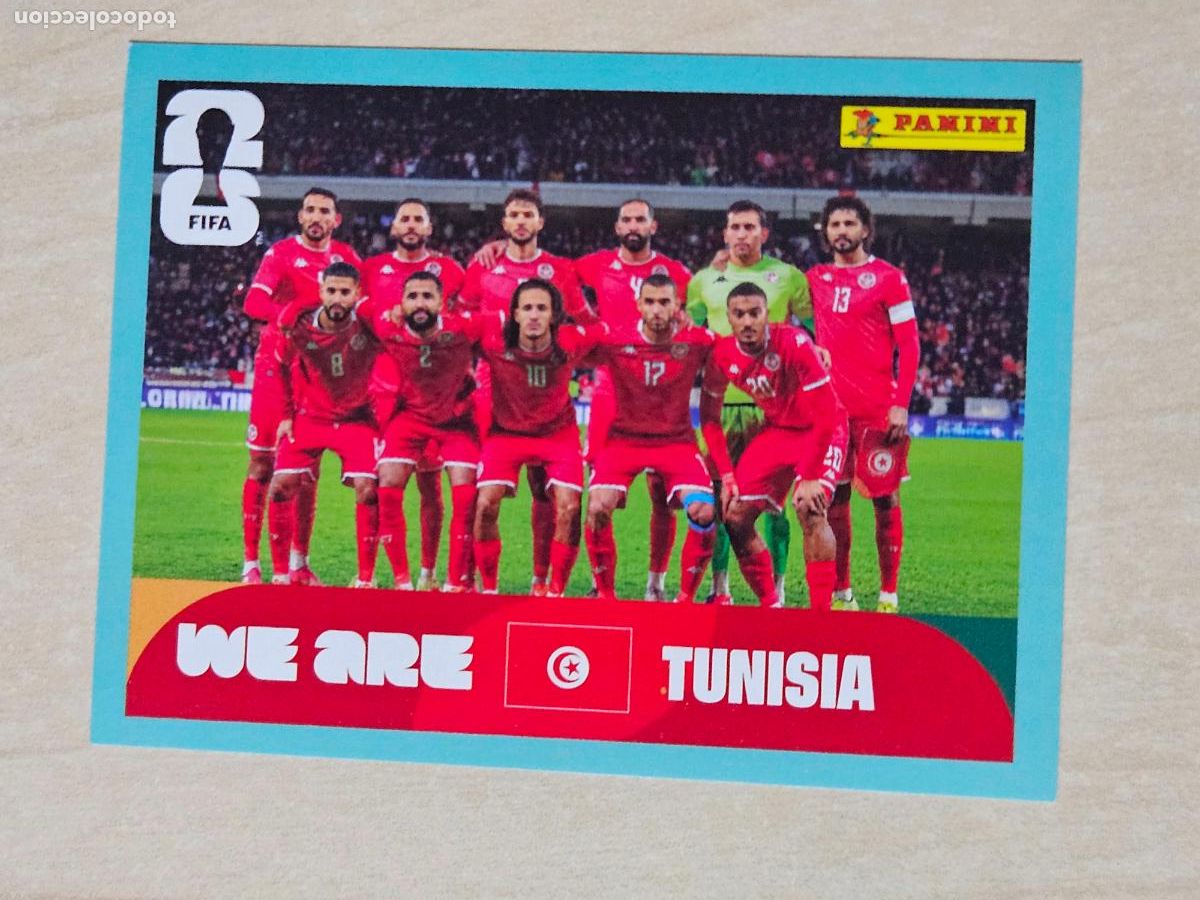 Cromos de f&uacute;tbol: CROMO TUN13 TUN 13 ALINEACION TUNEZ - MUNDIAL FIFA WORLD CUP 2026 STICKER PANINI SIN PEGAR