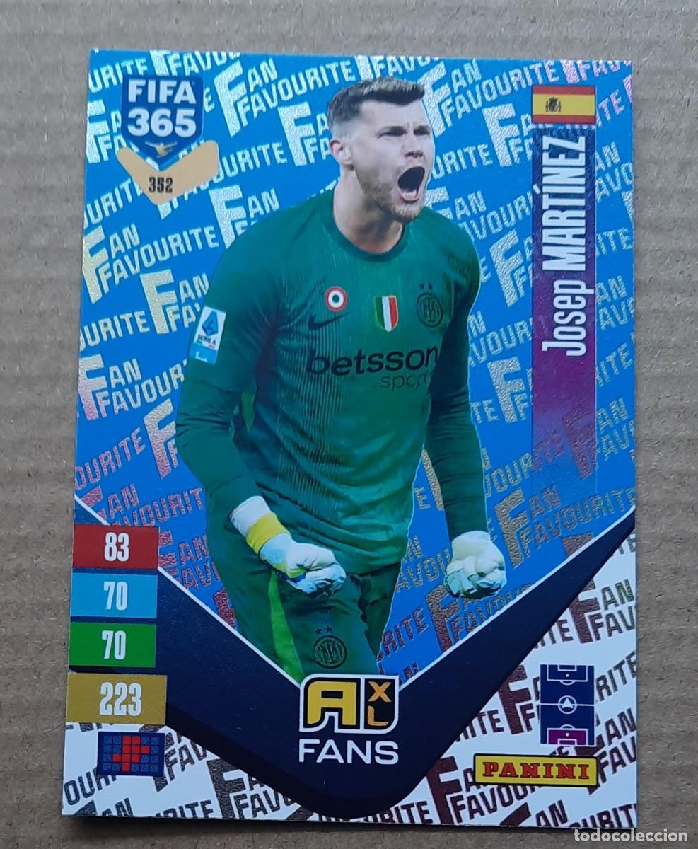 Cromos de f&uacute;tbol: Josep Mart&iacute;nez Fans Azul, Fifa 365 2027