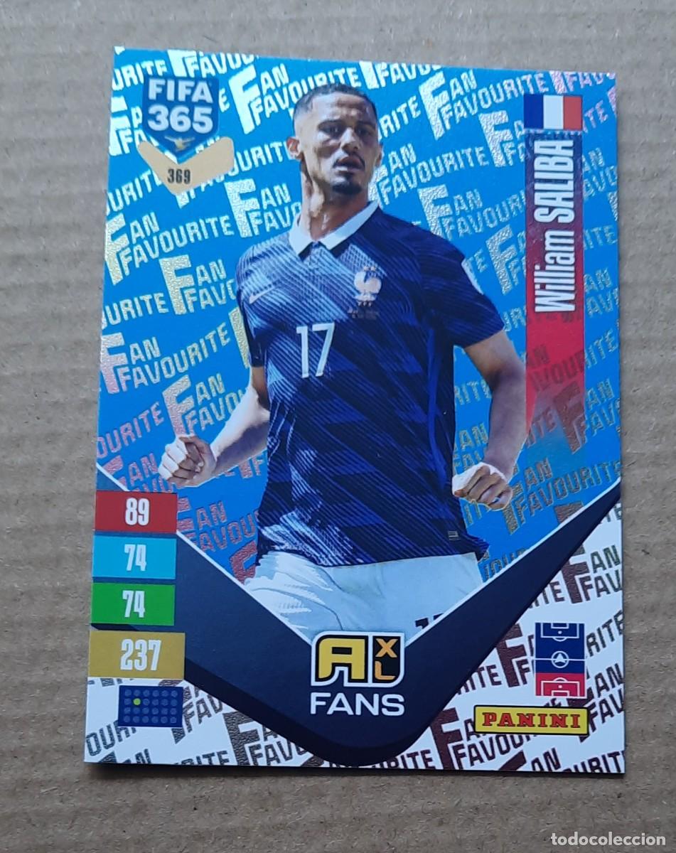 Cromos de f&uacute;tbol: William Saliba Fans Azul, Francia Fifa 365 2027