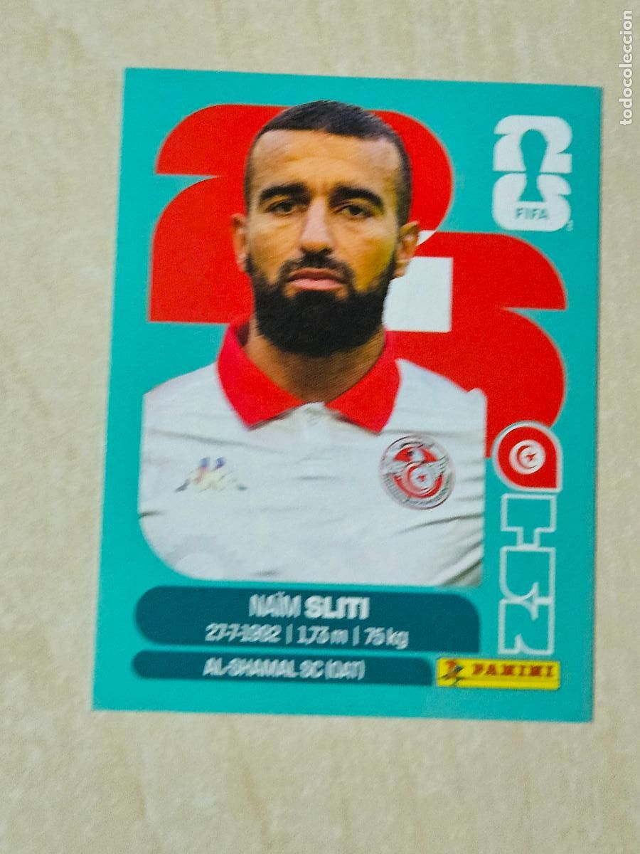 Cromos de f&uacute;tbol: CROMO TUN20 TUN 20 NAIM SLITI TUNEZ - MUNDIAL FIFA WORLD CUP 2026 STICKER PANINI SIN PEGAR