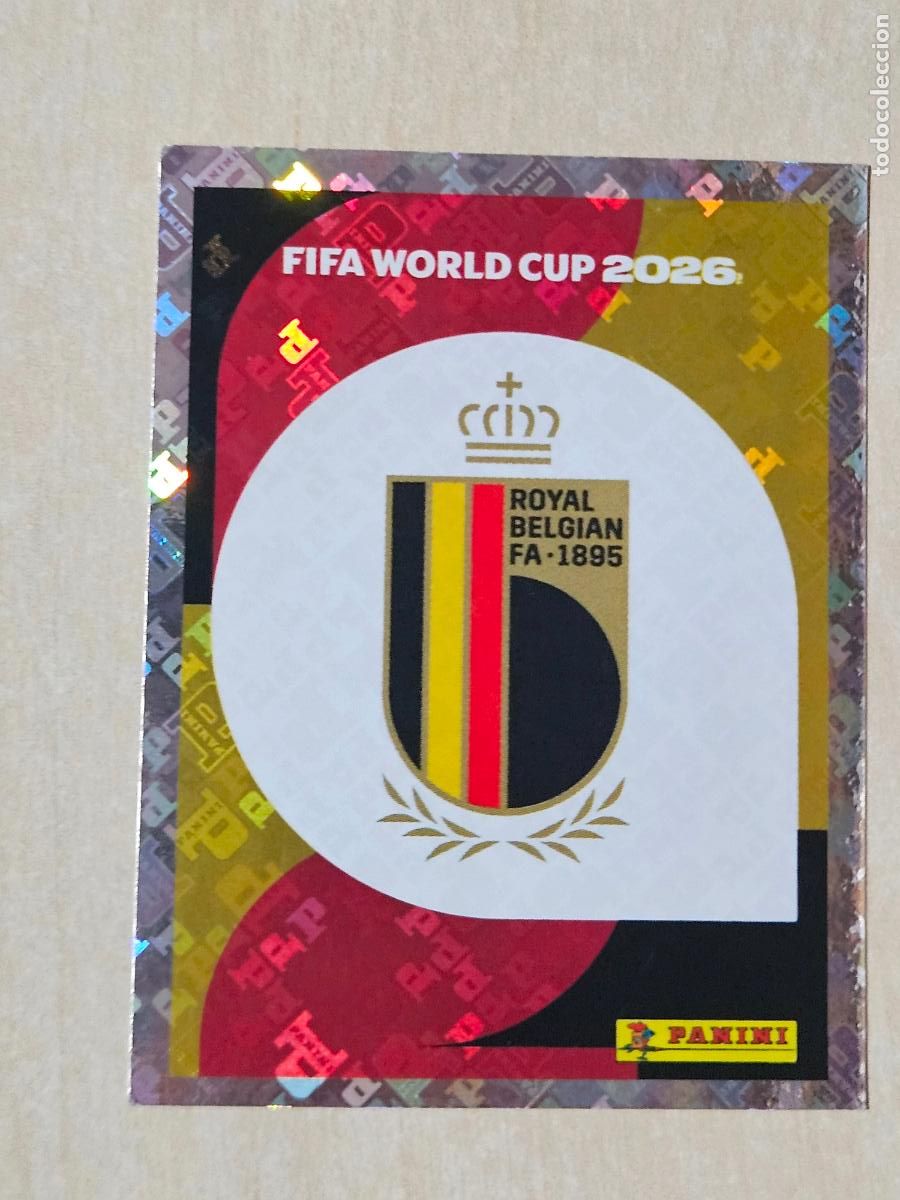 Cromos de f&uacute;tbol: CROMO BEL1 BEL 1 ESCUDO BELGICA - MUNDIAL FIFA WORLD CUP 2026 STICKER PANINI SIN PEGAR