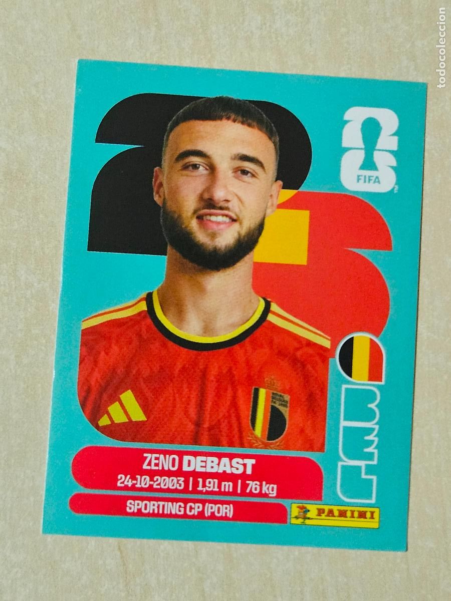 Cromos de f&uacute;tbol: CROMO BEL5 BEL 5 DEBAST BELGICA - MUNDIAL FIFA WORLD CUP 2026 STICKER PANINI SIN PEGAR