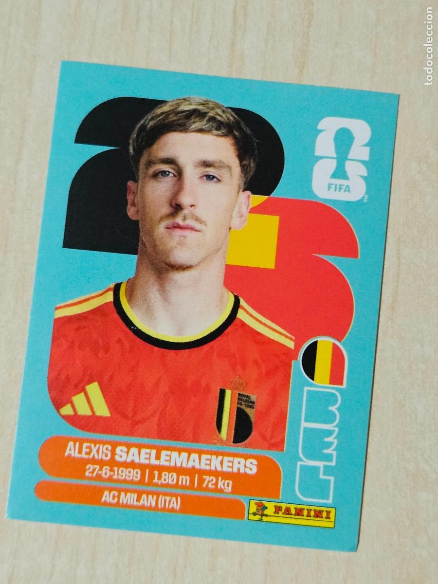 Football Stickers: CROMO BEL12 BEL 12 SAELEMAEKERS BELGICA - MUNDIAL FIFA WORLD CUP 2026 STICKER PANINI SIN PEGAR