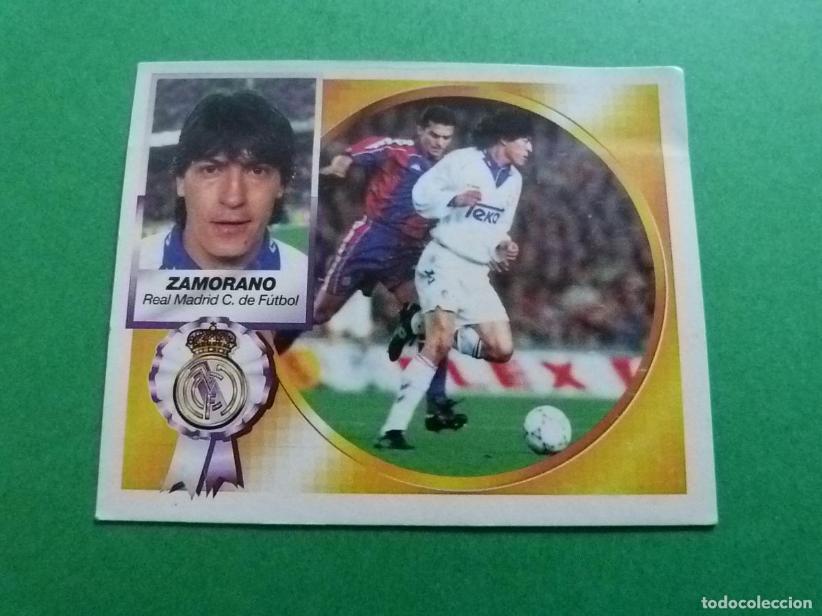 Football Stickers: CROMO FUTBOL ZAMORANO REAL MADRID C.F. COLOCA VENTANILLA LIGA ESTE 1994-1995/94-95