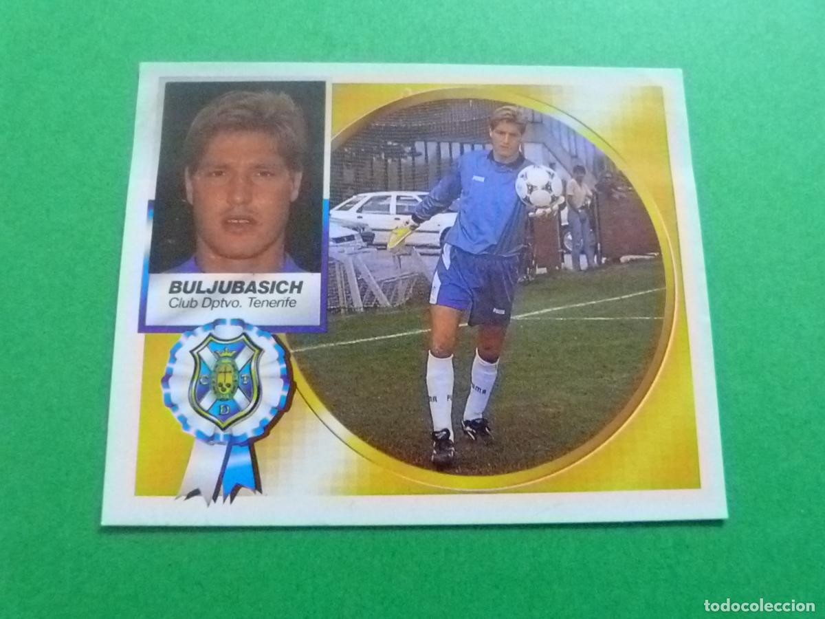 Fu&szlig;ball-Sticker: CROMO FUTBOL BULJUBASICH C.D. TENERIFE COLOCA VENTANILLA LIGA ESTE 1994-1995/94-95