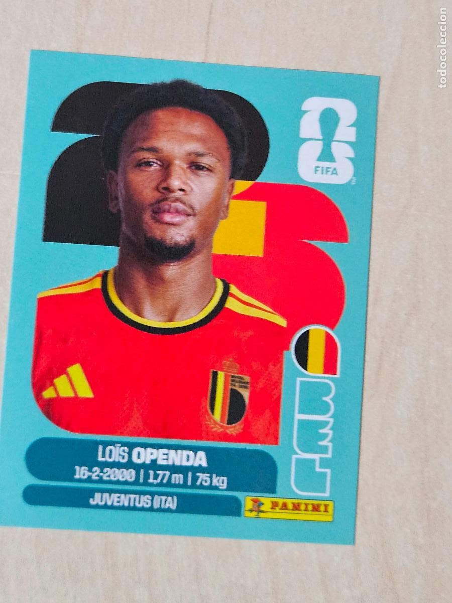 Fu&szlig;ball-Sticker: CROMO BEL19 BEL 19 OPENDA BELGICA - MUNDIAL FIFA WORLD CUP 2026 STICKER PANINI SIN PEGAR