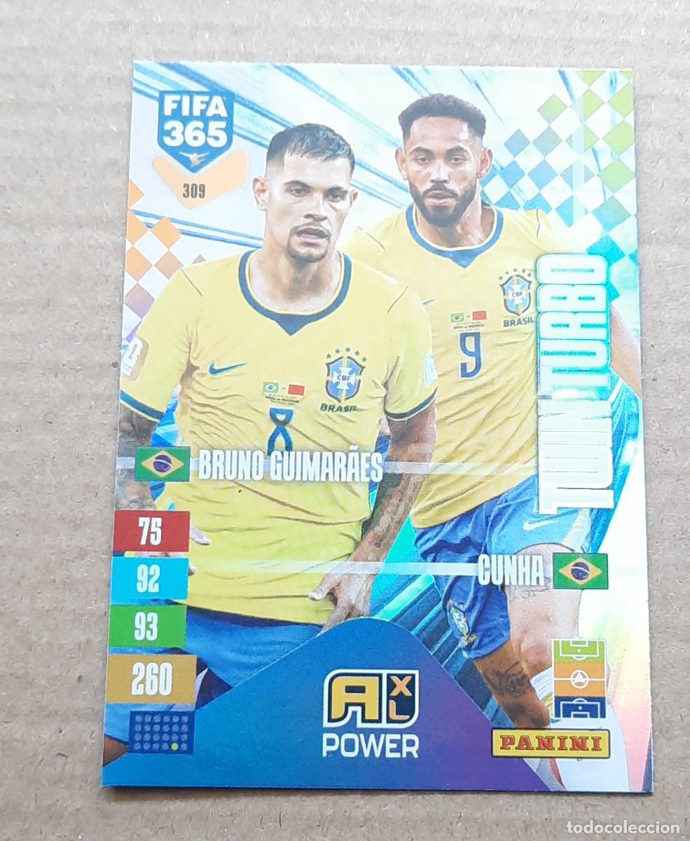 Cartes &agrave; collectionner de Football: Bruno Guimaraes & Cunha, Twin Turbo Brasilia Fifa 365 2027
