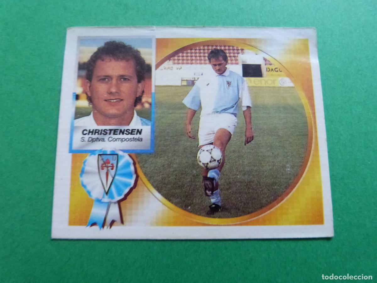 Cromos de Futebol: CROMO FUTBOL CHRISTENSEN S.D. COMPOSTELA COLOCA VENTANILLA LIGA ESTE 1994-1995/94-95