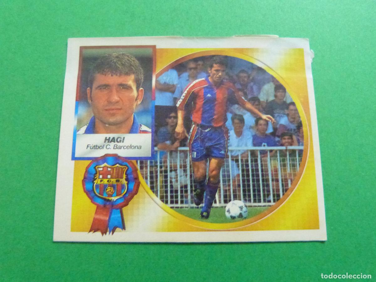 Cromos de f&uacute;tbol: CROMO FUTBOL HAGI F.C. BARCELONA COLOCA VENTANILLA LIGA ESTE 1994-1995/94-95