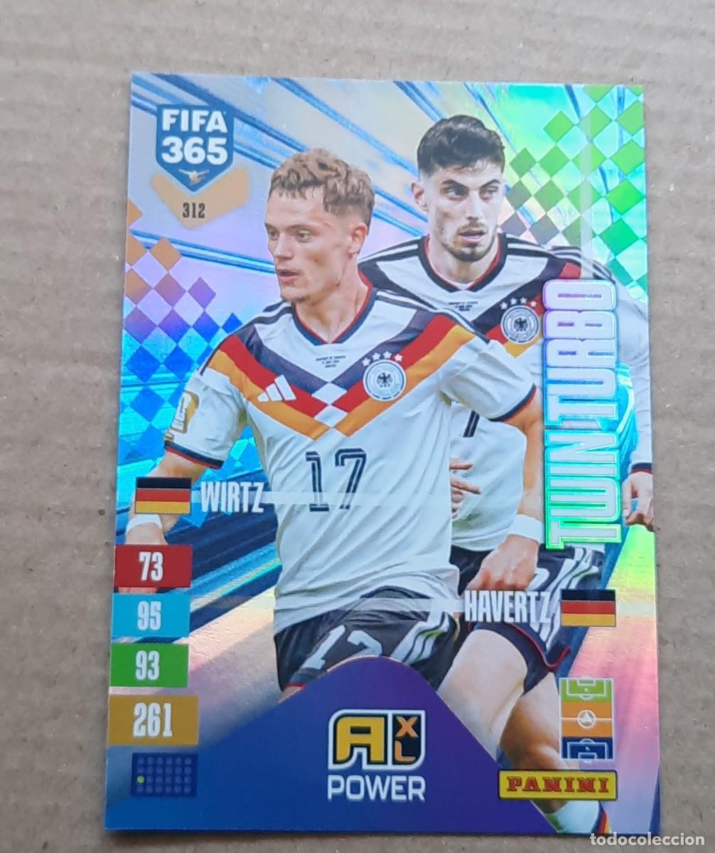 Cromos de f&uacute;tbol: Wirtz & Havertz, Twin Turbo Alemania Fifa 365 2027