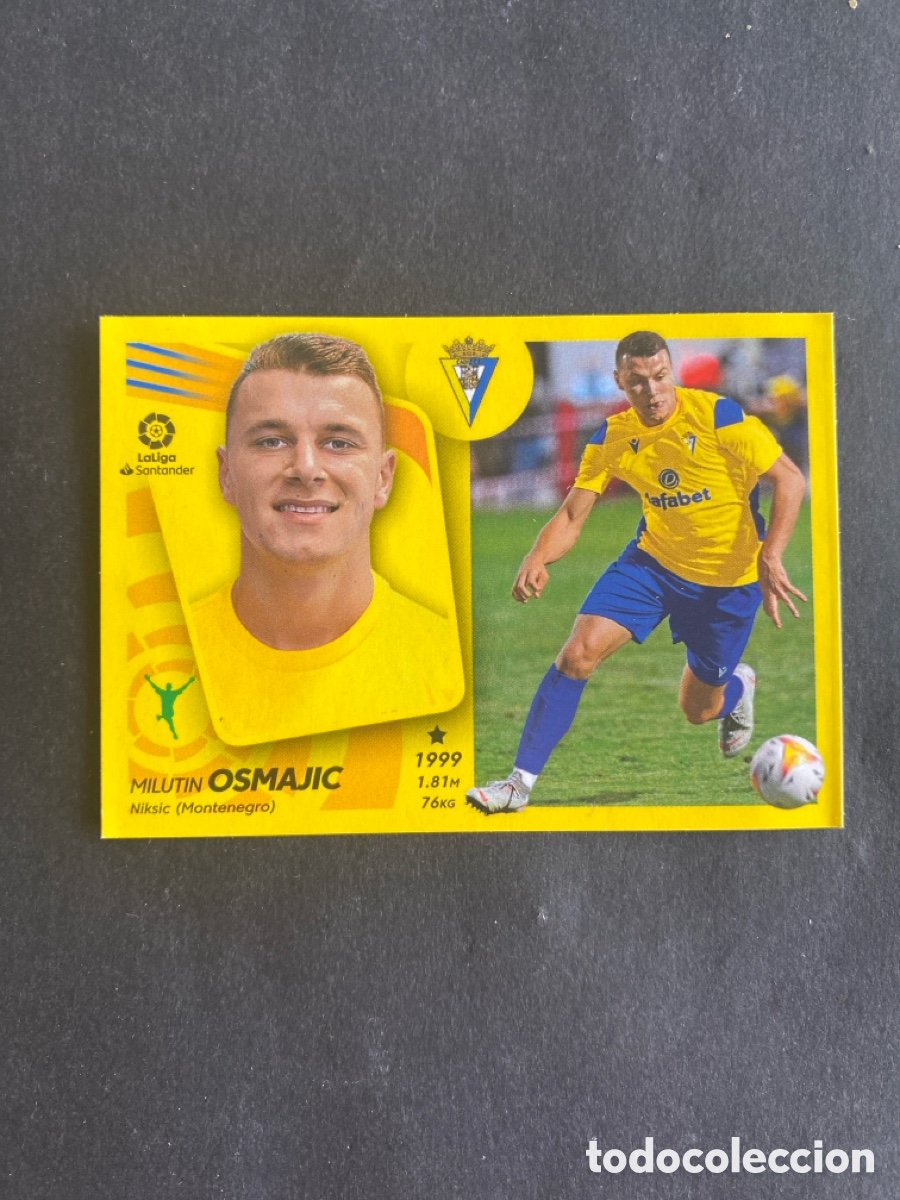 Cromos de f&uacute;tbol: Cromo liga 21/22 C&aacute;diz N* 17 bis coloca