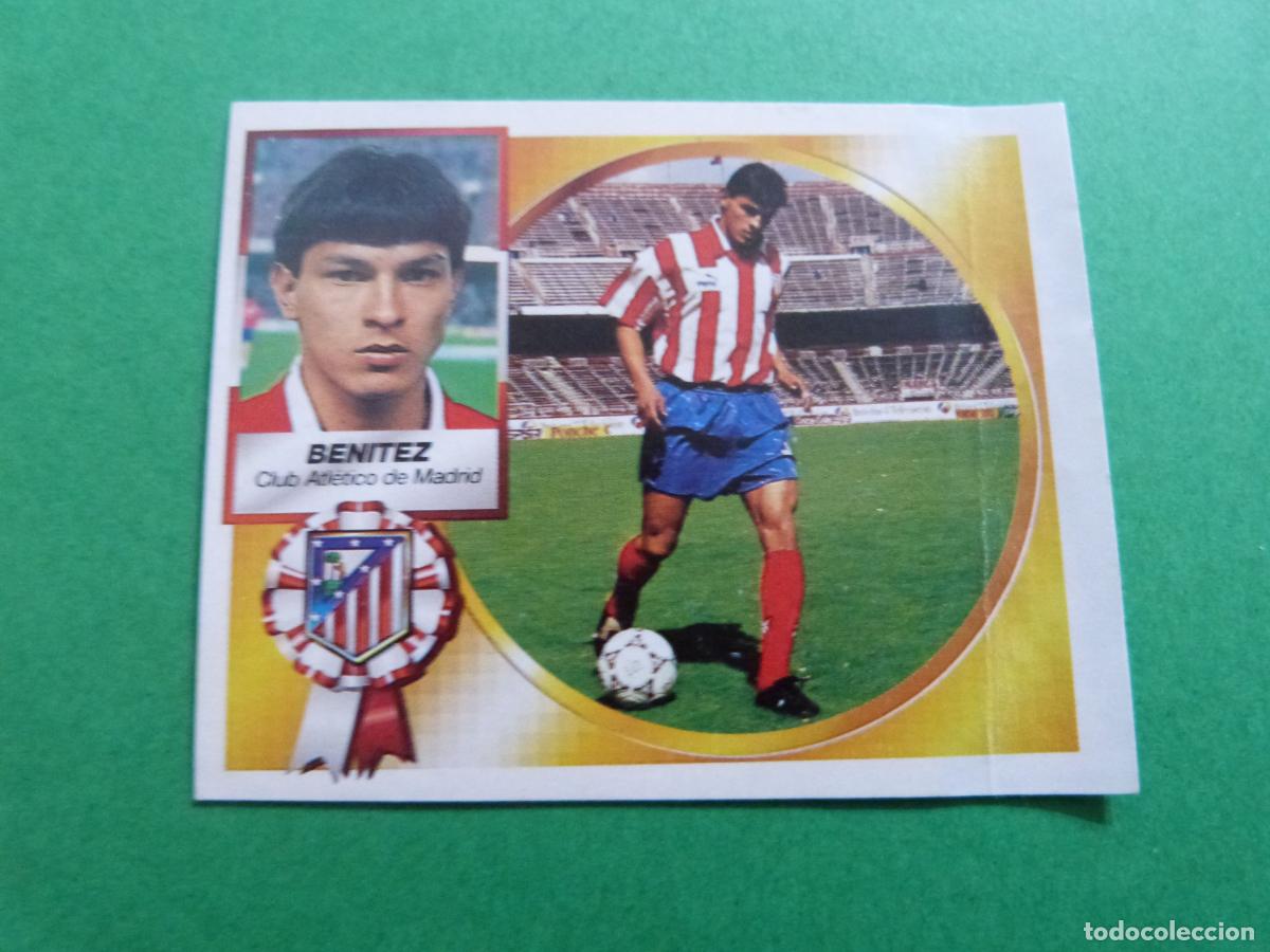Cromos de f&uacute;tbol: CROMO FUTBOL BENITEZ ATLETICO DE MADRID COLOCA VENTANILLA LIGA ESTE 1994-1995/94-95