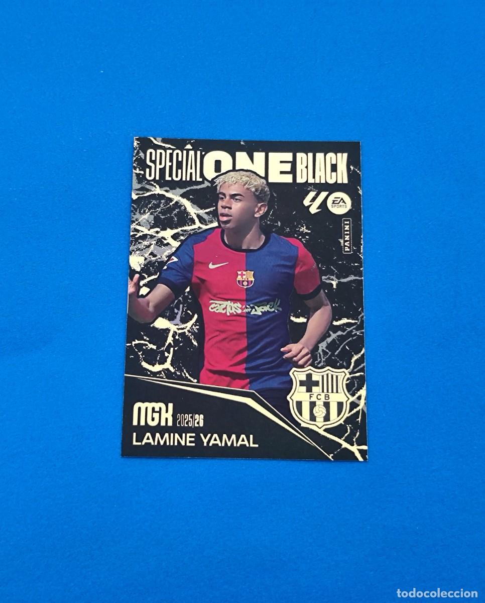 Cromos de f&uacute;tbol: Megacracks 2025 2026 / 25 26 Special One Black Lamine Yamal Barcelona