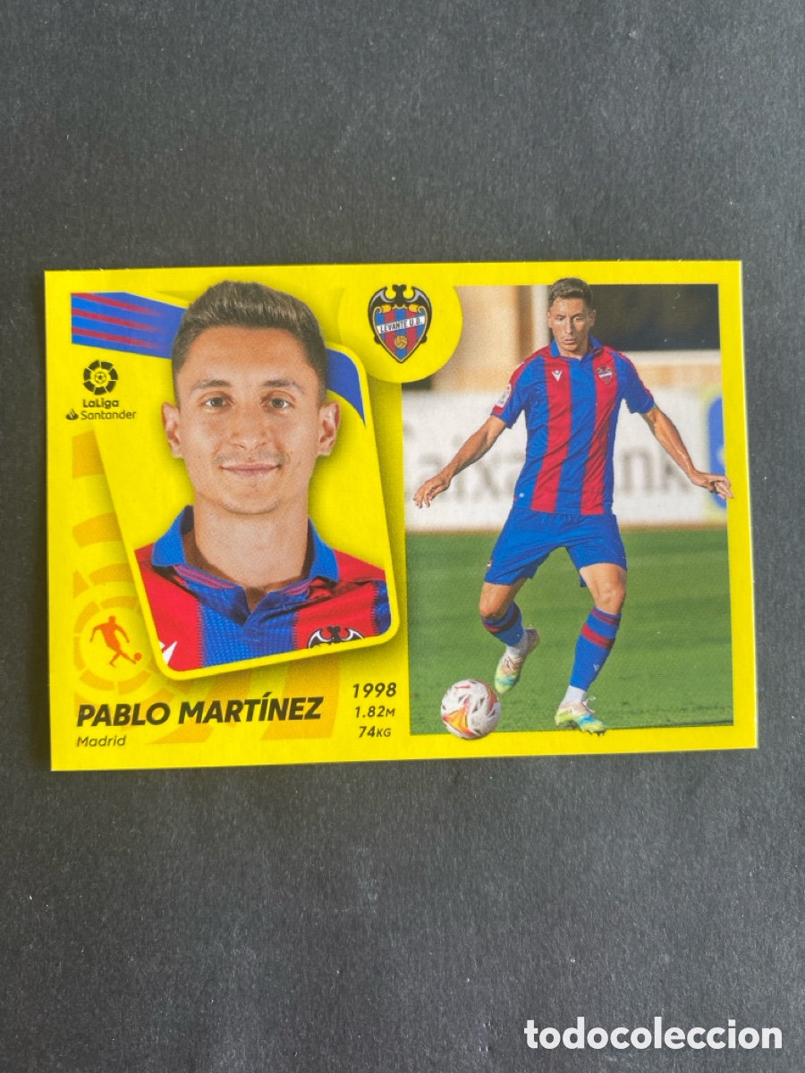 Cromos de f&uacute;tbol: Cromo liga 21/22 Levante N* 15 bis coloca