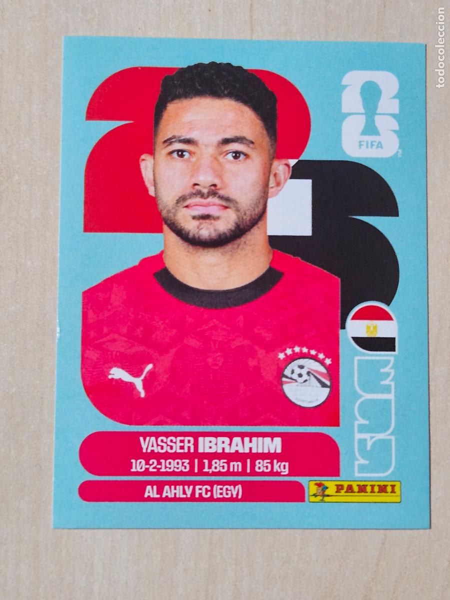 Cromos de f&uacute;tbol: CROMO EGY5 EGY 5 IBRAHIM EGIPTO - MUNDIAL FIFA WORLD CUP 2026 STICKER PANINI SIN PEGAR