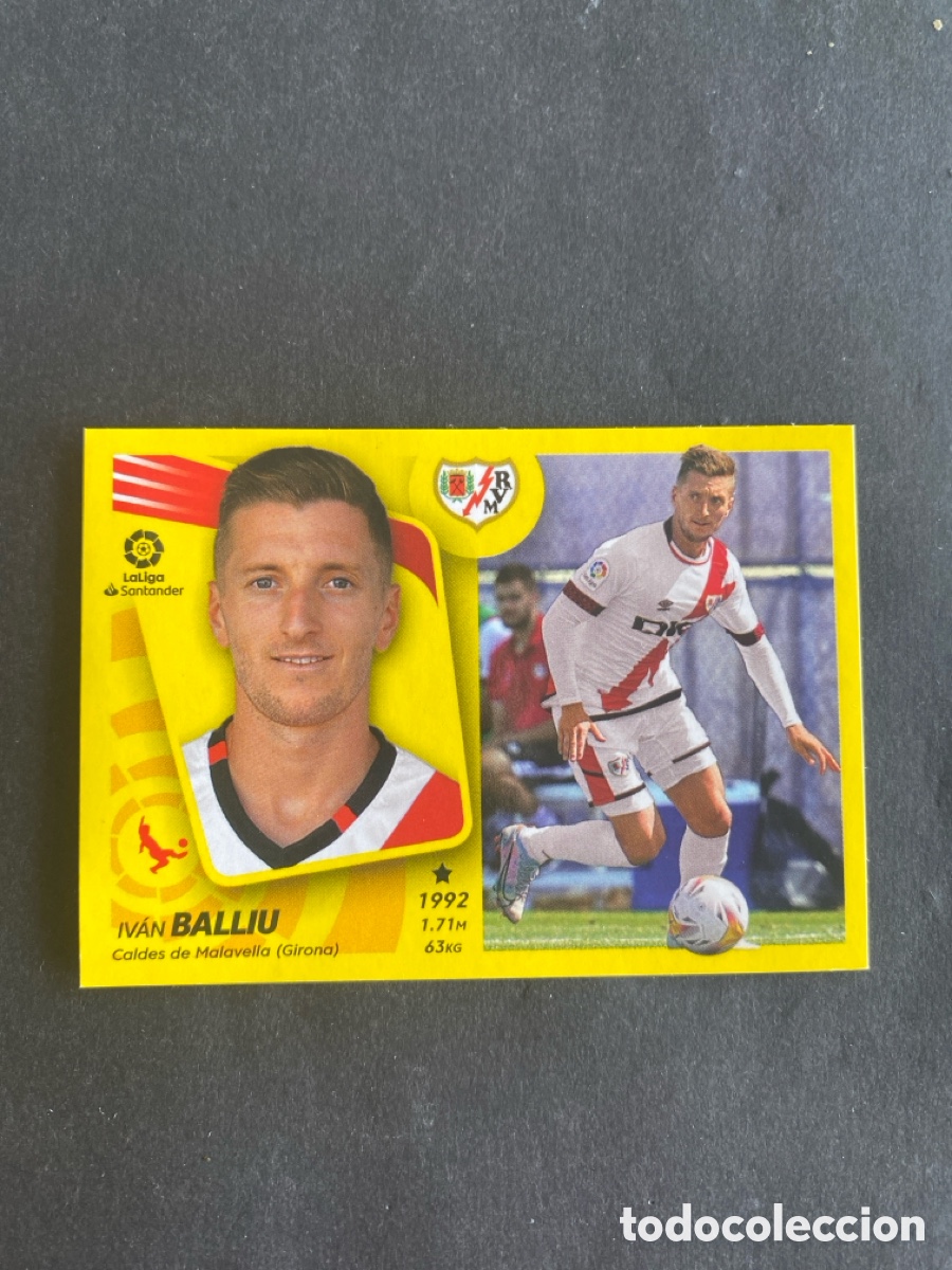 Cromos de f&uacute;tbol: Cromo liga 21/22 Rayo Vallecano N* 7 bis coloca