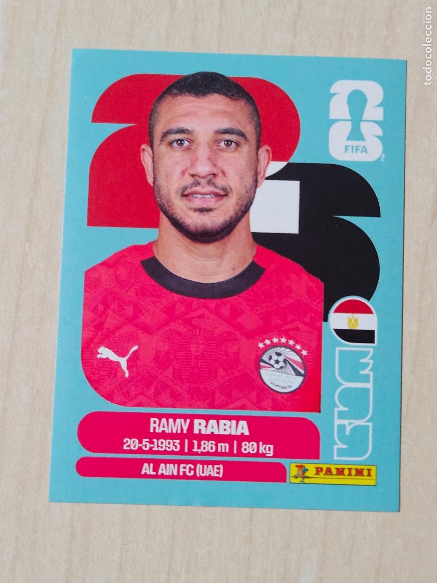 Cromos de f&uacute;tbol: CROMO EGY7 EGY 7 RAMY RABIA EGIPTO - MUNDIAL FIFA WORLD CUP 2026 STICKER PANINI SIN PEGAR