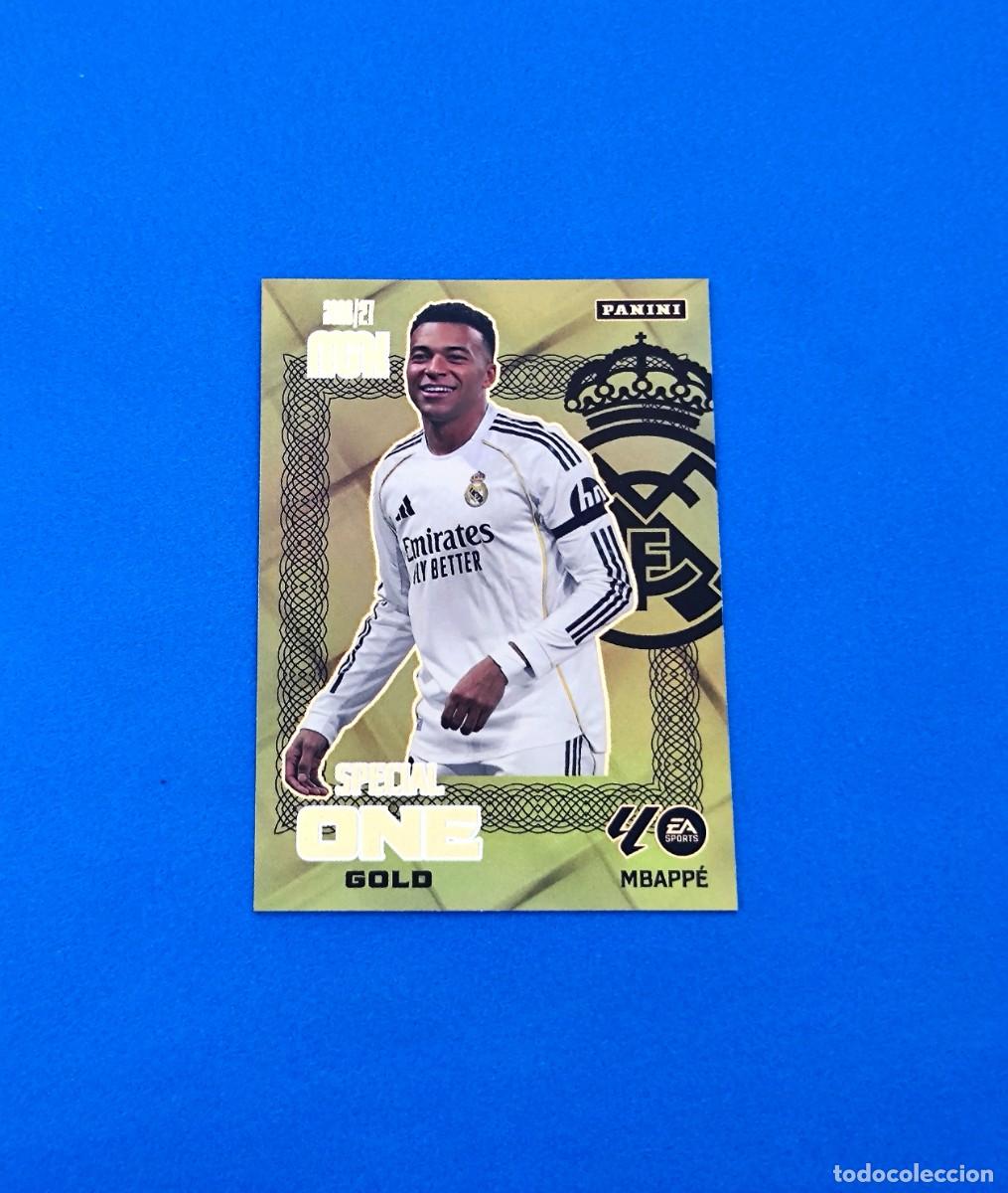 Cromos de f&uacute;tbol: Megacracks 2026 2027 / 26 27 Special One Gold Mbapp&eacute; Real Madrid