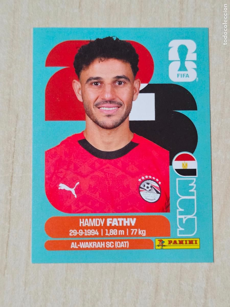 Cartes &agrave; collectionner de Football: CROMO EGY12 EGY 12 FATHY EGIPTO - MUNDIAL FIFA WORLD CUP 2026 STICKER PANINI SIN PEGAR