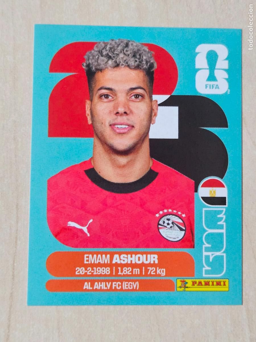 Cromos de Futebol: CROMO EGY15 EGY 15 ASHOUR EGIPTO - MUNDIAL FIFA WORLD CUP 2026 STICKER PANINI SIN PEGAR