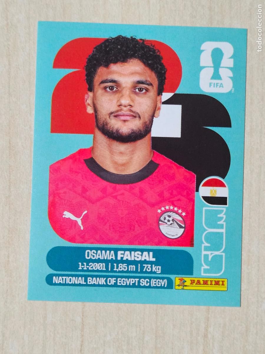 Cromos de Futebol: CROMO EGY16 EGY 16 FAISAL EGIPTO - MUNDIAL FIFA WORLD CUP 2026 STICKER PANINI SIN PEGAR