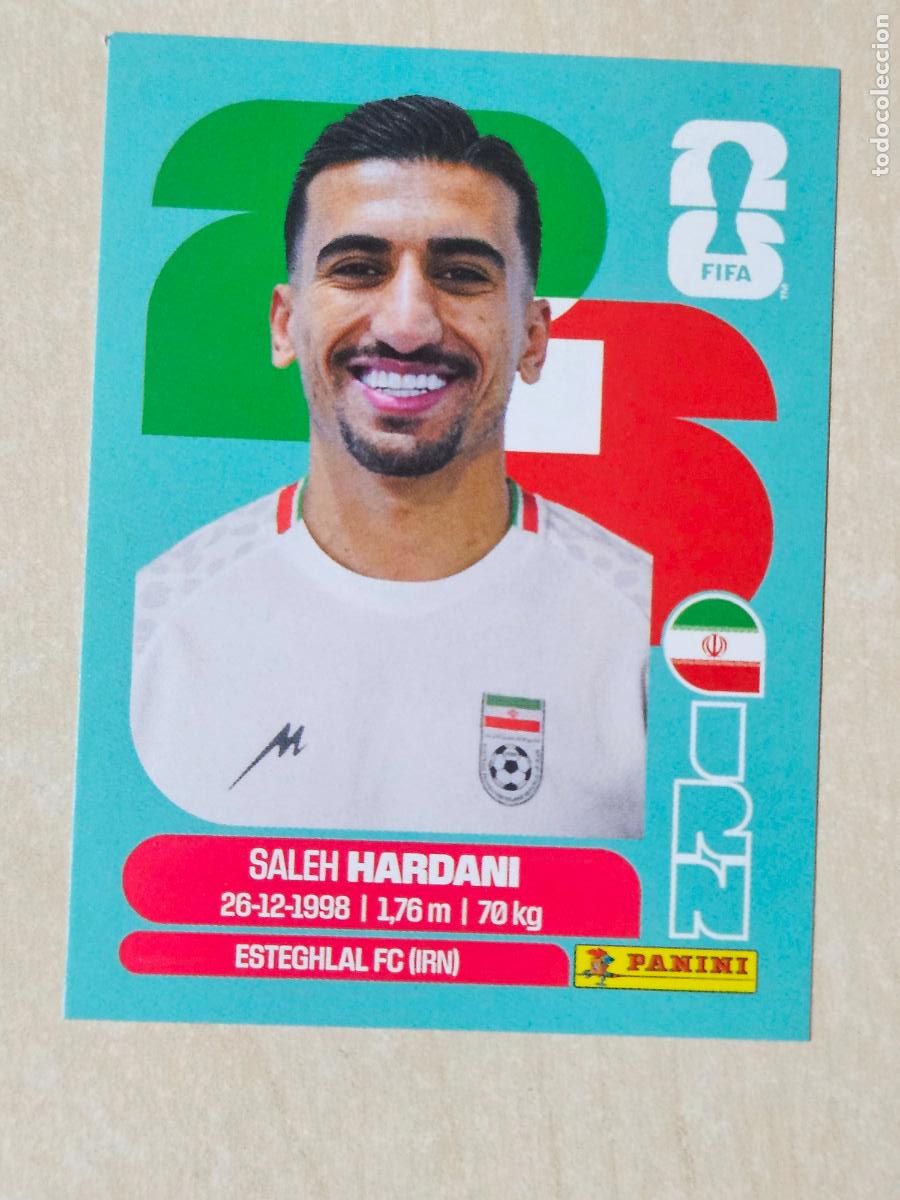 Cromos de f&uacute;tbol: CROMO IRN10 IRN 10 HARDANI IRAN - MUNDIAL FIFA WORLD CUP 2026 STICKER PANINI SIN PEGAR