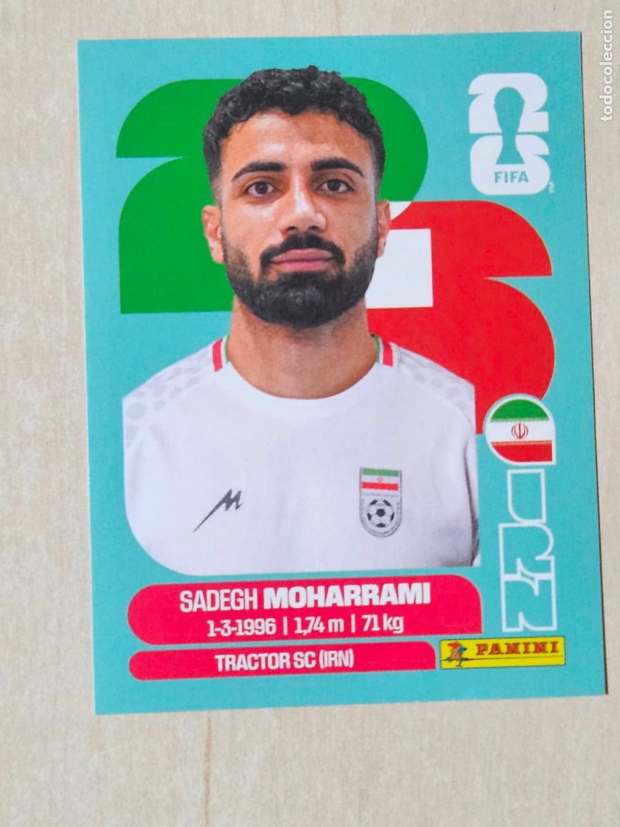 Cromos de f&uacute;tbol: CROMO IRN9 IRN 9 MOHARRAMI IRAN - MUNDIAL FIFA WORLD CUP 2026 STICKER PANINI SIN PEGAR