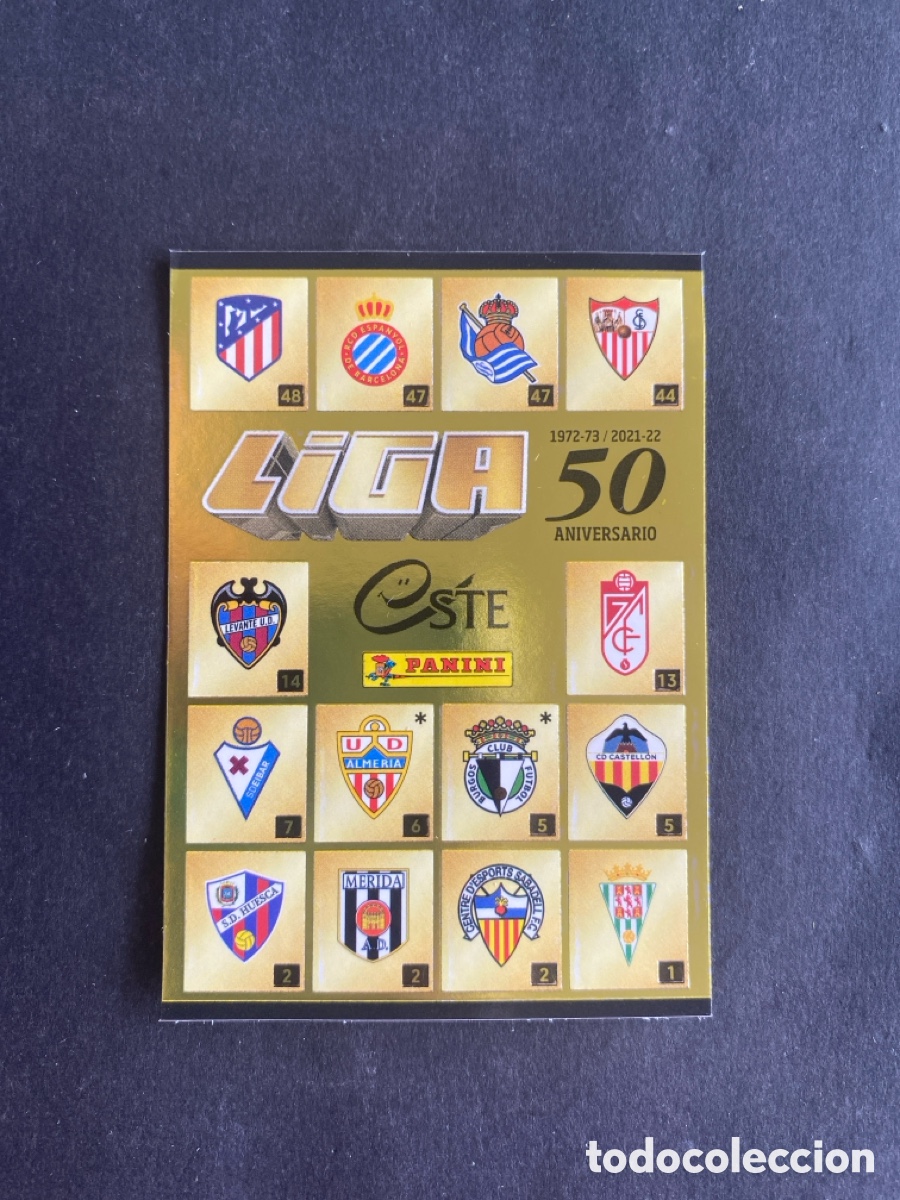 Cromos de f&uacute;tbol: Cromo liga 21/22 La isla del tesoro N* 5