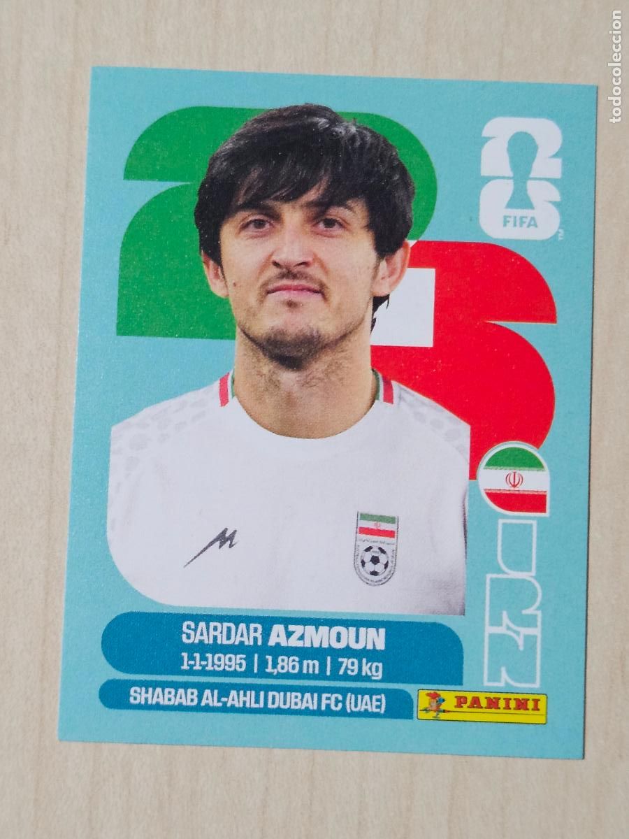 Cromos de f&uacute;tbol: CROMO IRN17 IRN 17 AZMOUN IRAN - MUNDIAL FIFA WORLD CUP 2026 STICKER PANINI SIN PEGAR