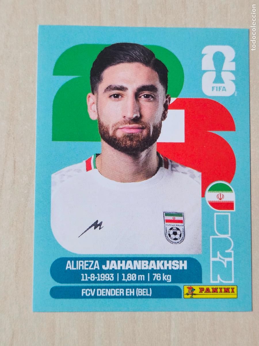Cromos de f&uacute;tbol: CROMO IRN19 IRN 19 JAHANBAKHSH IRAN - MUNDIAL FIFA WORLD CUP 2026 STICKER PANINI SIN PEGAR