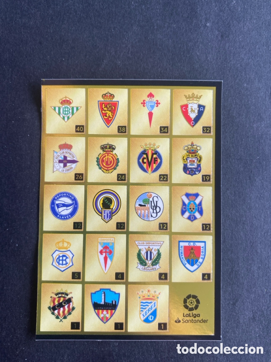 Cromos de f&uacute;tbol: Cromo liga 21/22 La isla del tesoro N* 6