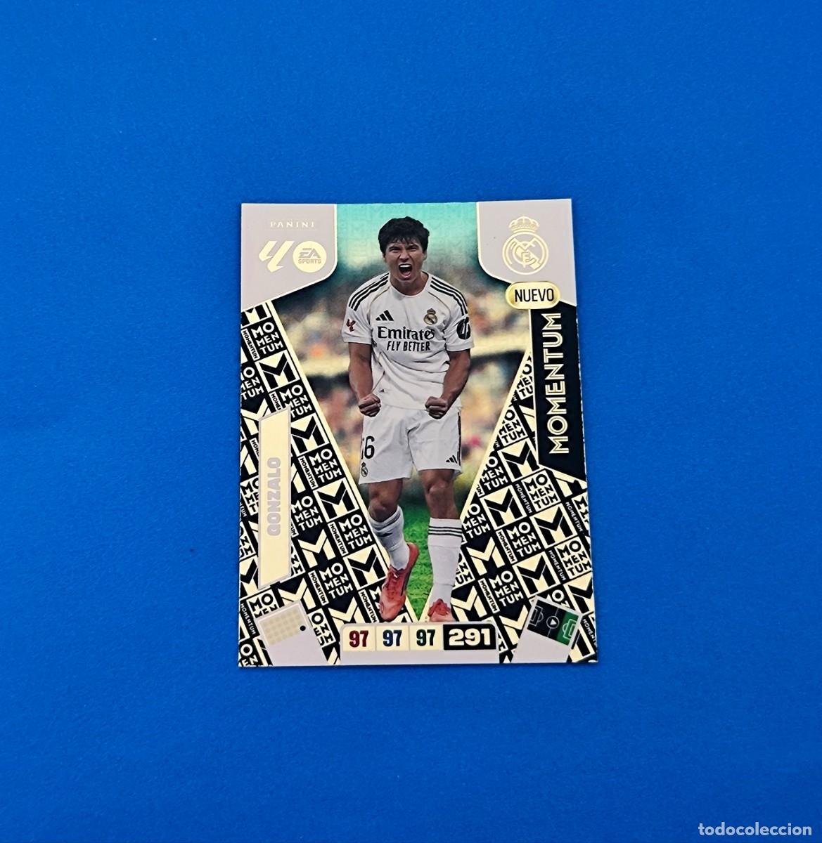Cromos de f&uacute;tbol: Adrenalyn 2025 2026 / 25 26 Momentum Gonzalo Real Madrid