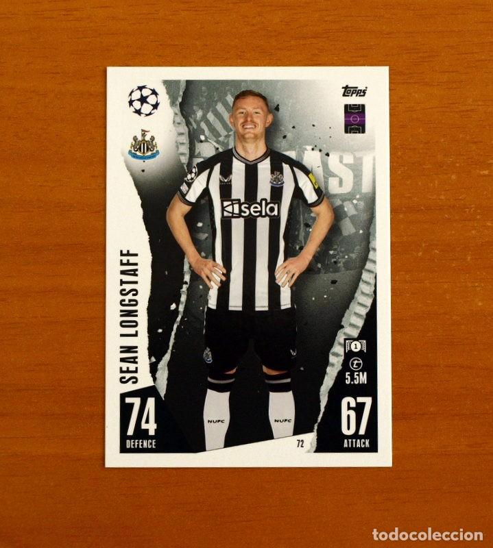 Cromos de f&uacute;tbol: Newcastler United F.C.- N&ordm; 72 Sean Longstaff - Topps Match Attax Trading Card Game 2023-2024-23-24