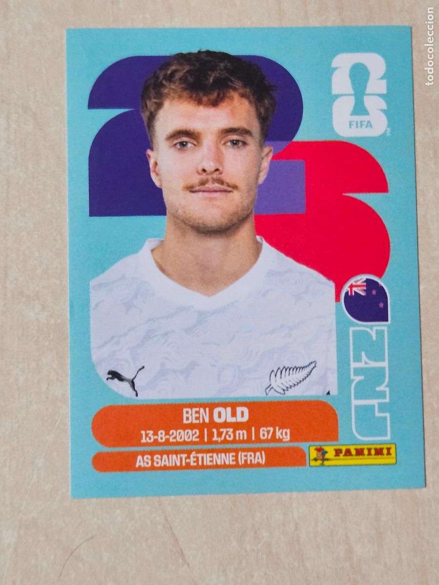 Cromos de f&uacute;tbol: CROMO NZL16 NZL 16 BEN OLD NUEVA ZELANDA - MUNDIAL FIFA WORLD CUP 2026 STICKER PANINI SIN PEGAR