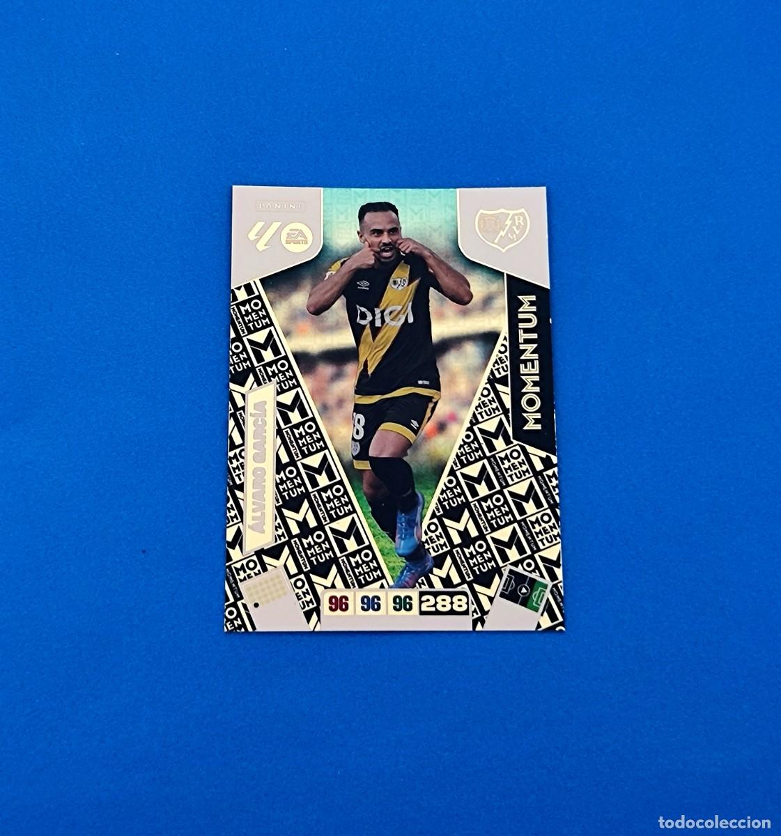 Cromos de f&uacute;tbol: Adrenalyn 2025 2026 / 25 26 Momentum &Aacute;lvaro Garc&iacute;a Rayo Vallecano