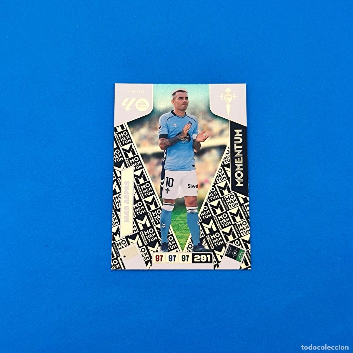 Cromos de f&uacute;tbol: Adrenalyn 2025 2026 / 25 26 Momentum Iago Aspas Celta