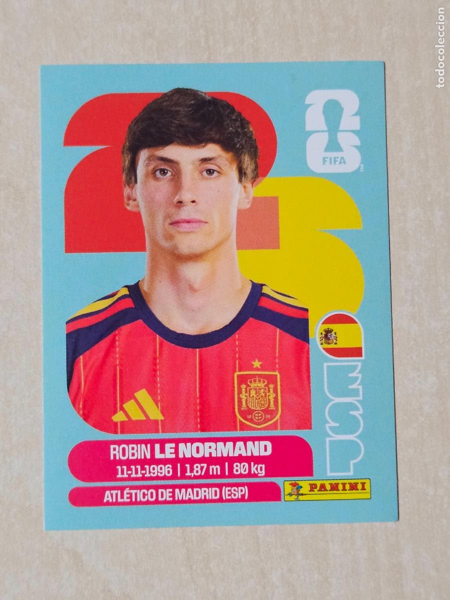 Cromos de f&uacute;tbol: CROMO ESP3 ESP 3 LE NORMAND ESPA&Ntilde;A - MUNDIAL FIFA WORLD CUP 2026 STICKER PANINI SIN PEGAR