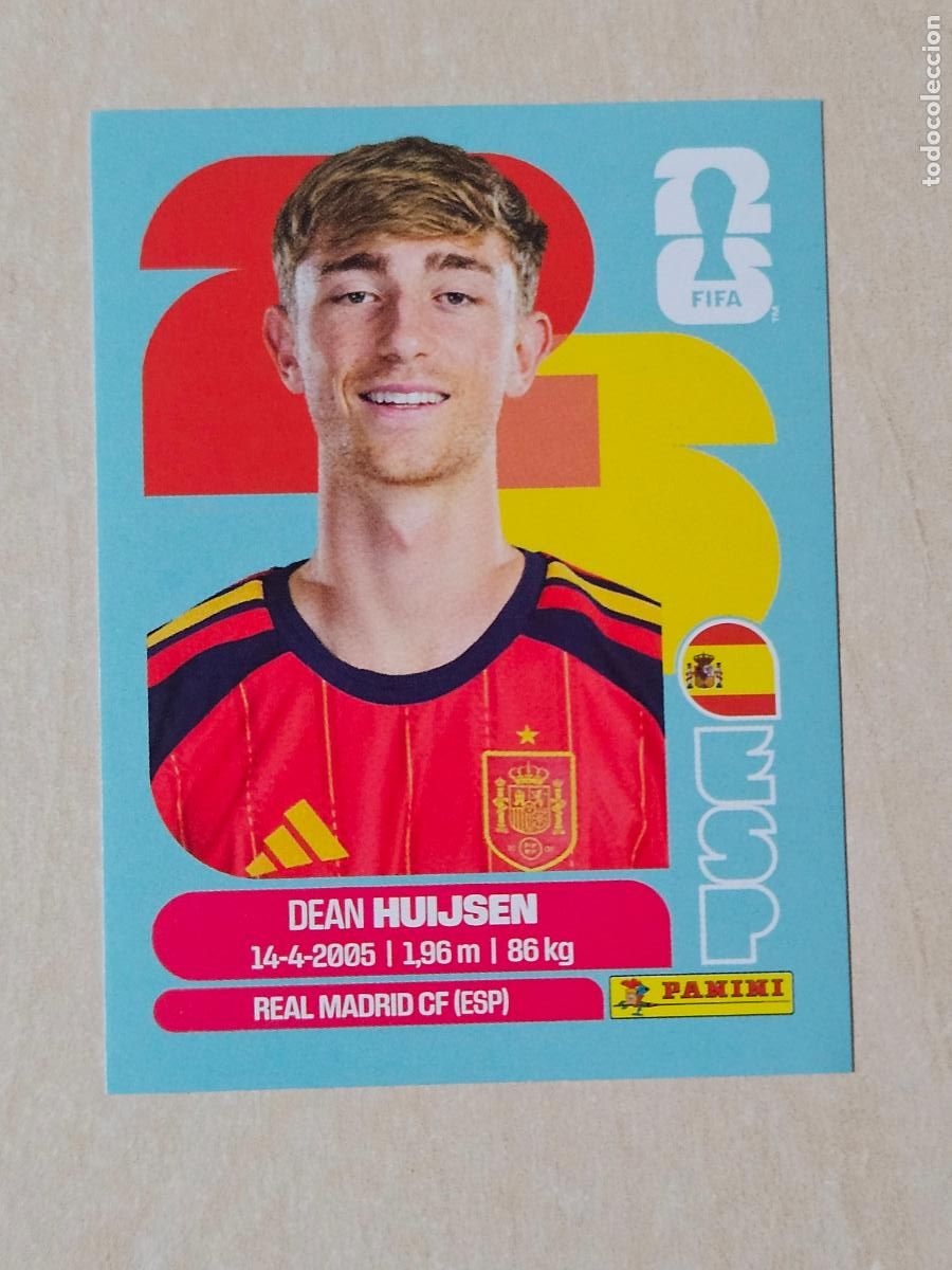 Cromos de f&uacute;tbol: CROMO ESP5 ESP 5 HUIJSEN ESPA&Ntilde;A - MUNDIAL FIFA WORLD CUP 2026 STICKER PANINI SIN PEGAR