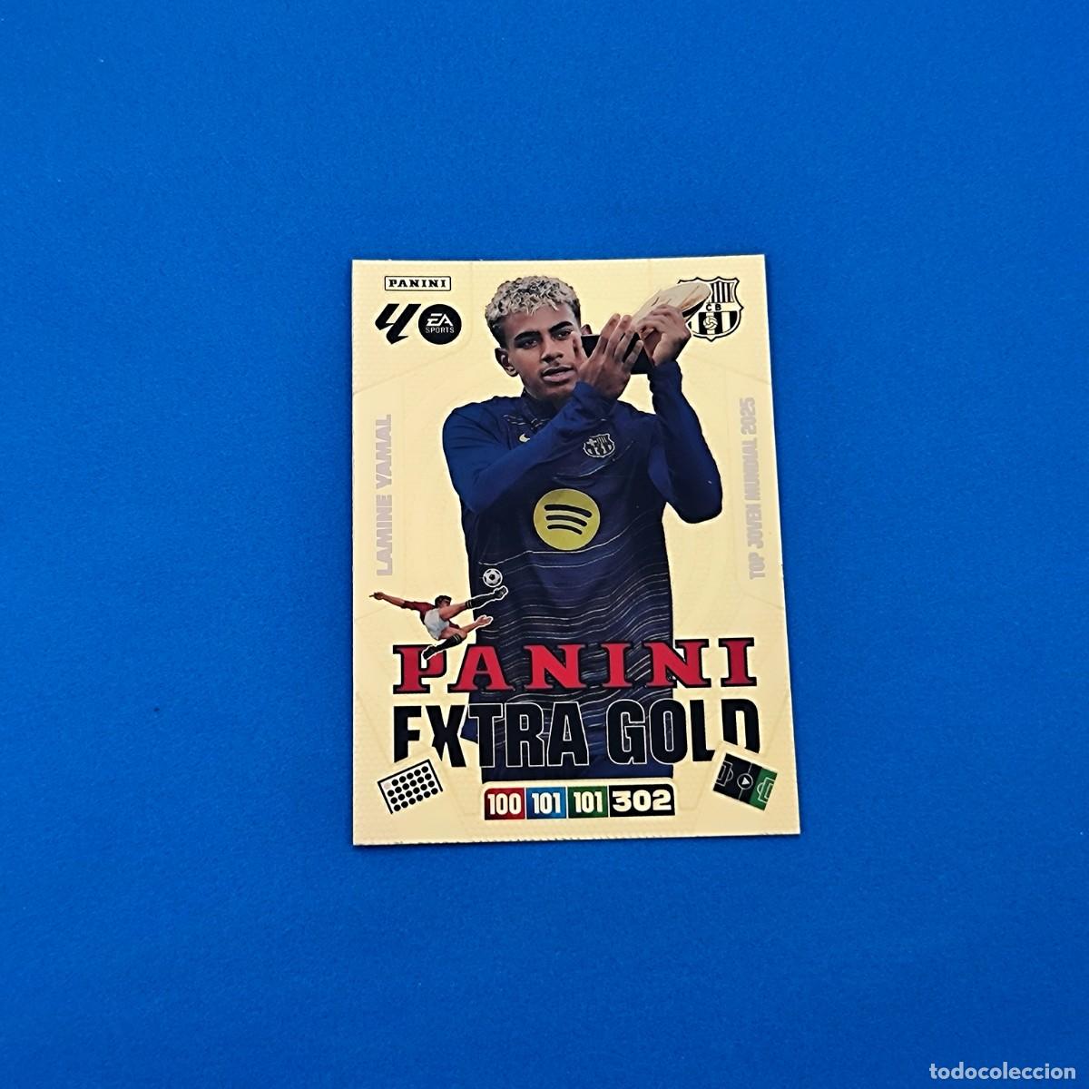 Cromos de Futebol: Adrenalyn 2025 2026 / 25 26 Extra Gold Panini Lamine Yamal Barcelona