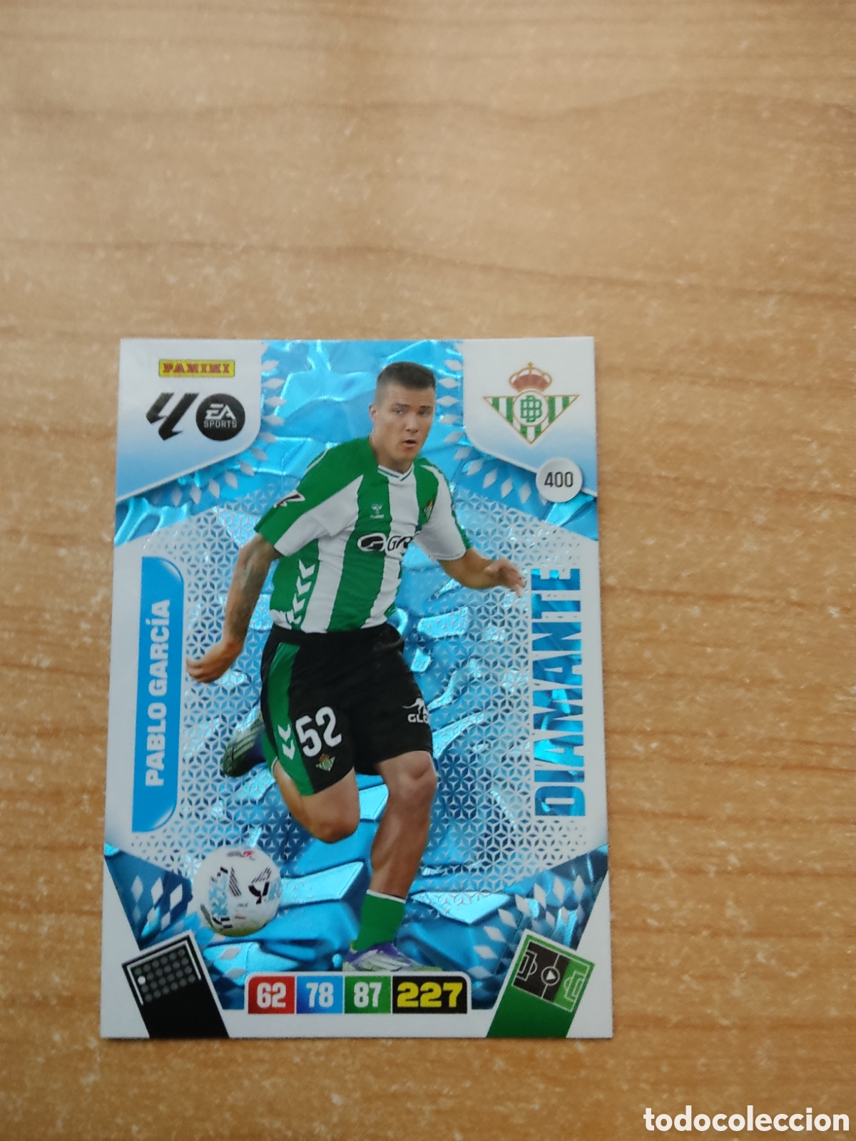 Cromos de f&uacute;tbol: 400 PABLO GARCIA DIAMANTE REAL BETIS ADRENALYN XL LIGA 2025 2026