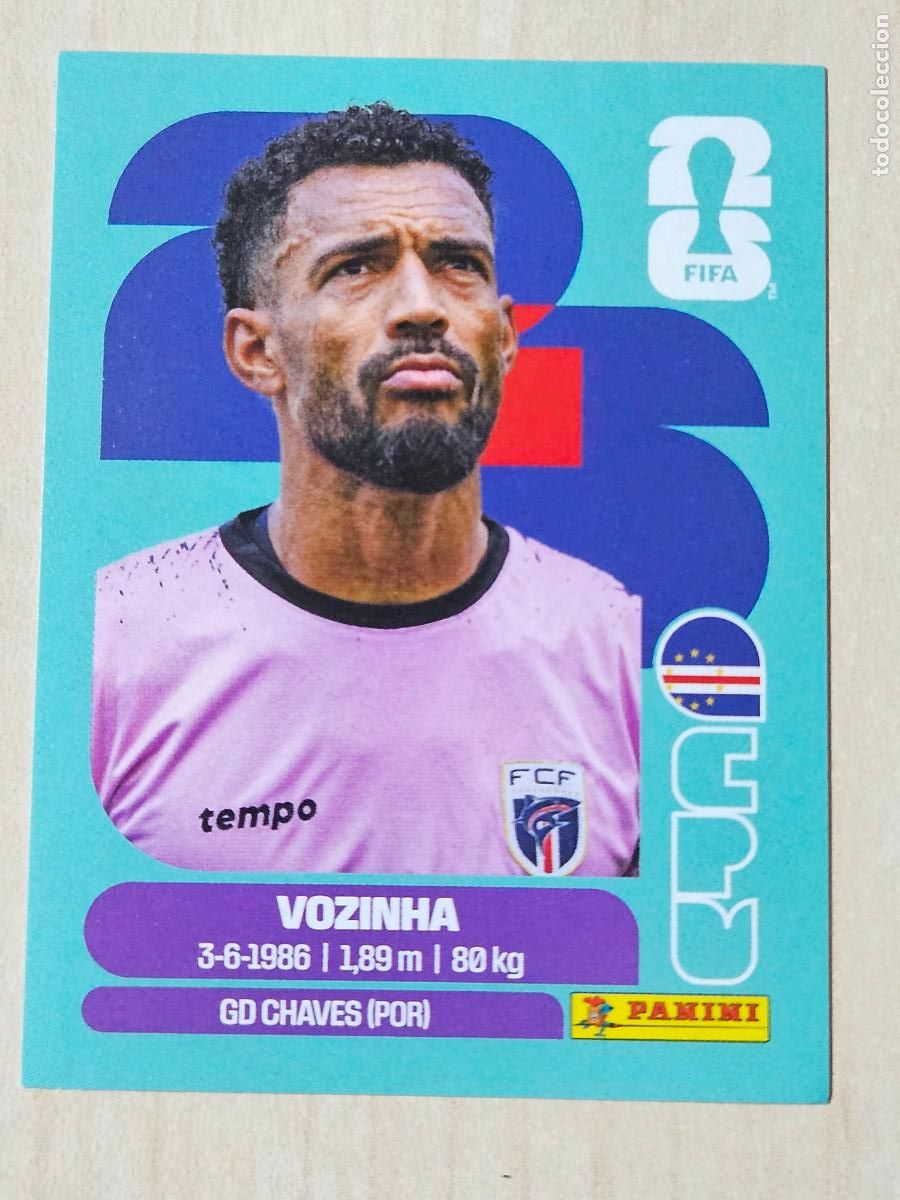 Cromos de f&uacute;tbol: CROMO CPV2 CPV 2 VOZINHA CABO VERDE - MUNDIAL FIFA WORLD CUP 2026 STICKER PANINI SIN PEGAR
