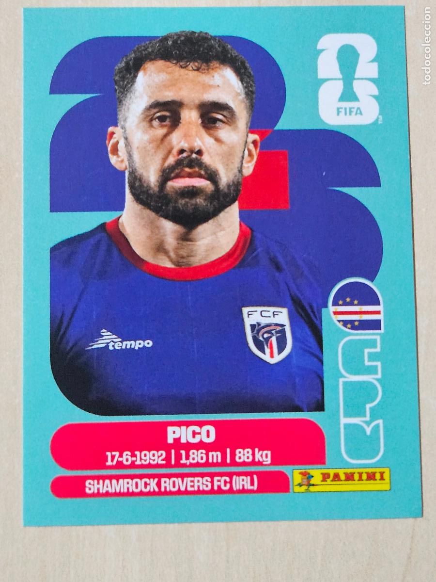 Cromos de f&uacute;tbol: CROMO CPV4 CPV 4 PICO CABO VERDE - MUNDIAL FIFA WORLD CUP 2026 STICKER PANINI SIN PEGAR