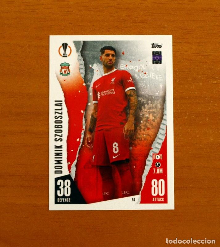 Figurine di Calcio: Liverpool F.C. -N&ordm; 94 Dominik Szoboszlai -Topps Match Attax Trading Card Game 2023-2024-23-24