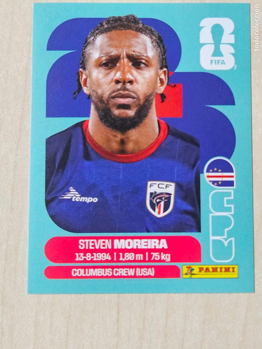 Figurine di Calcio: CROMO CPV6 CPV 6 MOREIRA CABO VERDE - MUNDIAL FIFA WORLD CUP 2026 STICKER PANINI SIN PEGAR