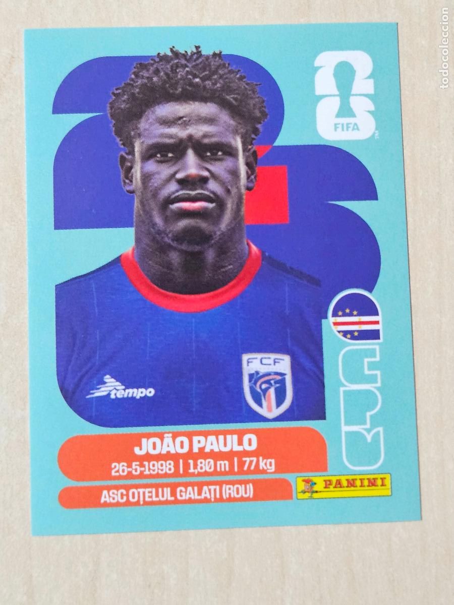 Cartes &agrave; collectionner de Football: CROMO CPV8 CPV 8 JOAO PAULO CABO VERDE - MUNDIAL FIFA WORLD CUP 2026 STICKER PANINI SIN PEGAR