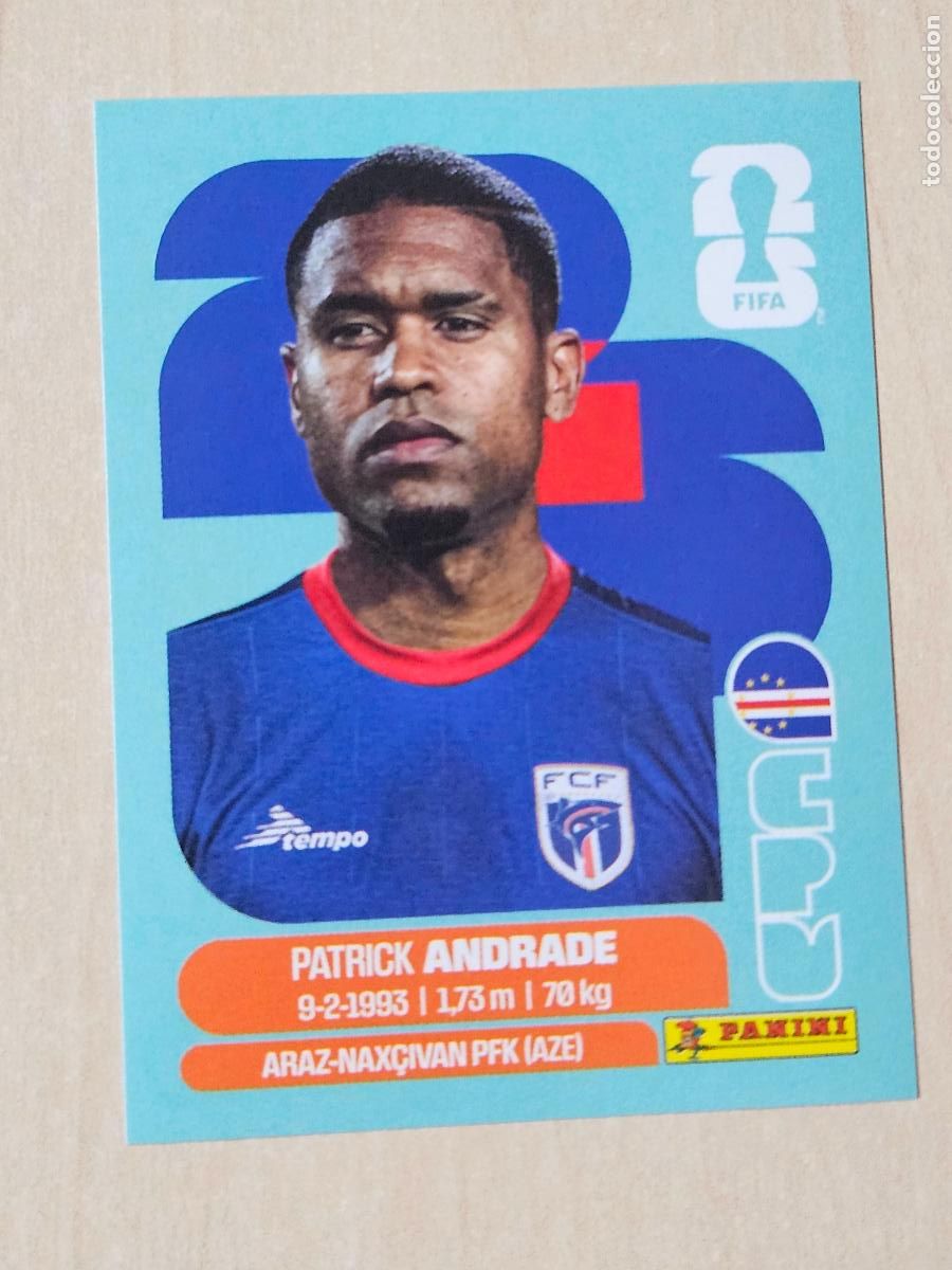 Cartes &agrave; collectionner de Football: CROMO CPV11 CPV 11 ANDRADE CABO VERDE - MUNDIAL FIFA WORLD CUP 2026 STICKER PANINI SIN PEGAR