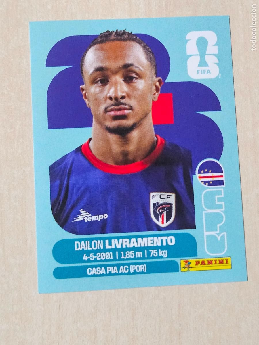 Football Stickers: CROMO CPV18 CPV 18 LIVRAMENTO CABO VERDE - MUNDIAL FIFA WORLD CUP 2026 STICKER PANINI SIN PEGAR