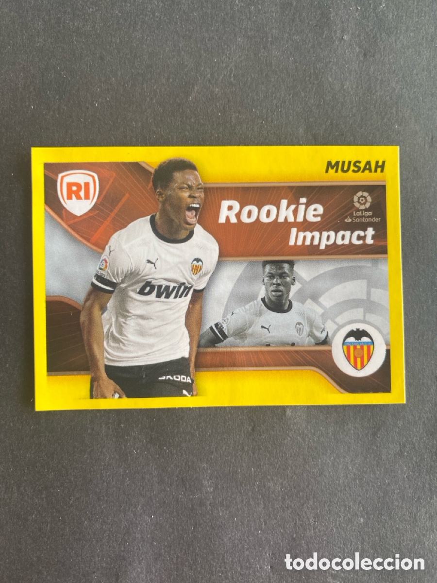 Football Stickers: Cromo liga 21/22 Valencia N* 4